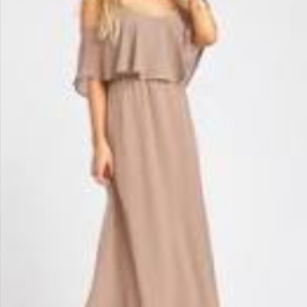 Show me your Mumu ‘Caitlin Maxi Ruffle Dress’ M